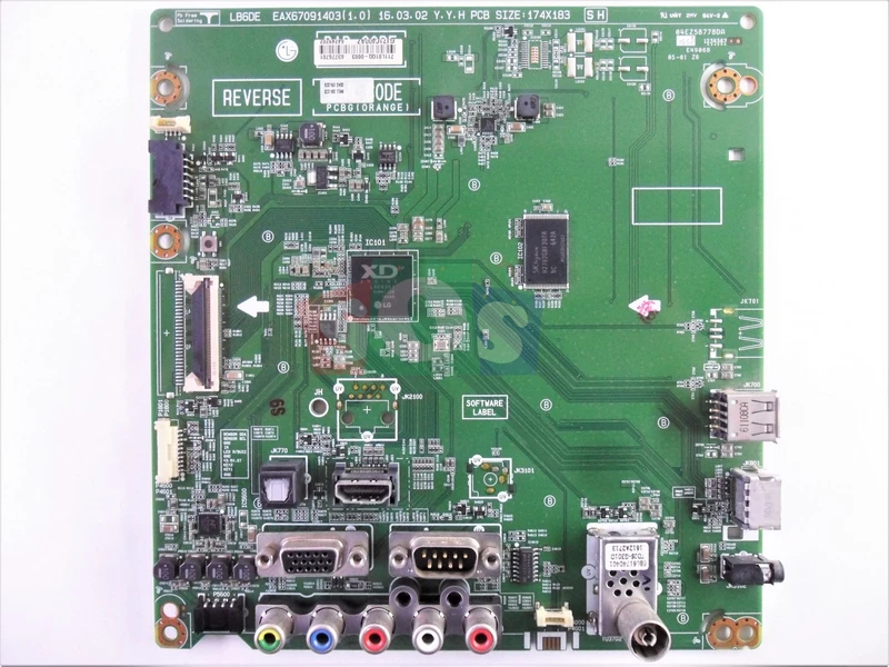  برد مین ال جی 43LW310